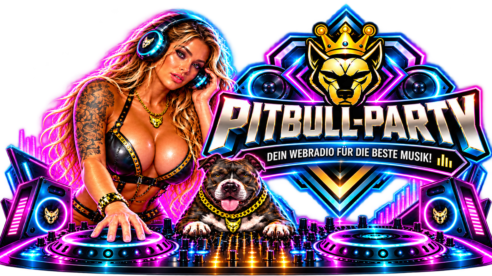 Pitbull-Party – DJ, Pitbull und Webradio